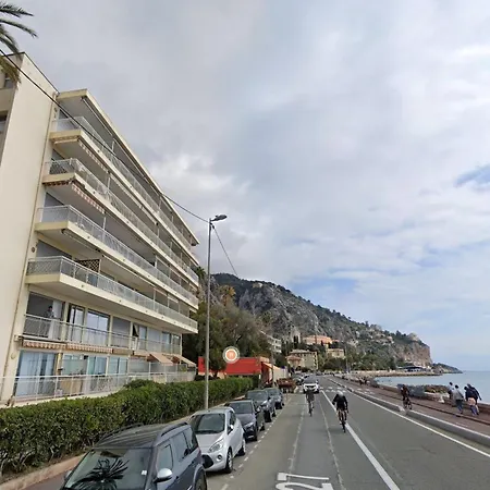 Climatise Avec Terrasse Face Mer, Wifi Inclus - Fr-1-196-346 * מנטון